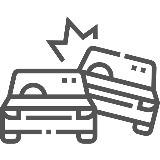 Personal injury and accident law services icon