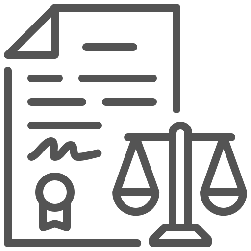 Employment and labor law legal representation icon
