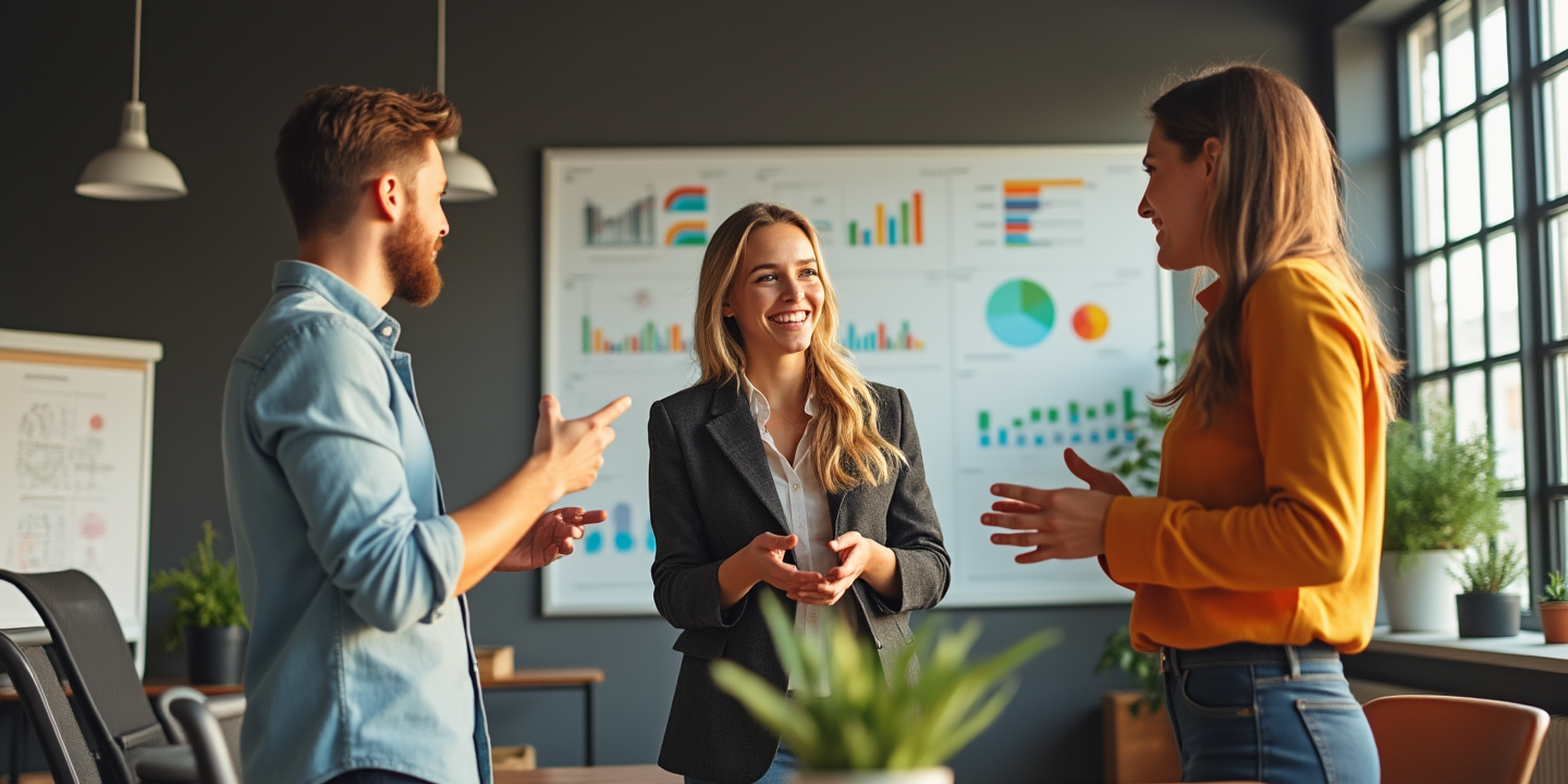 Small business owner meeting with a business lawyer to discuss company legal needs